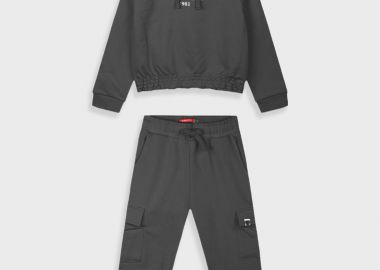 Φόρμα με τύπωμα για κορίτσι | ΜΑΥΡΟ - Energiers - 